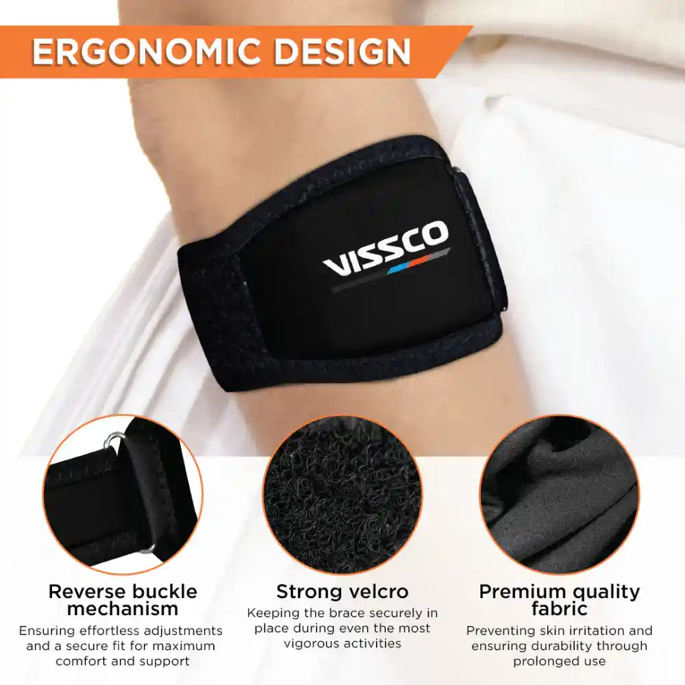 VISSCO Tennis Elbow Support (Mild Support)