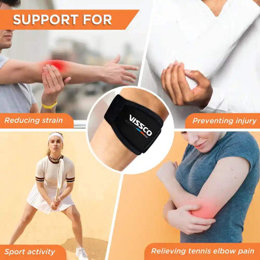 VISSCO Tennis Elbow Support (Mild Support)