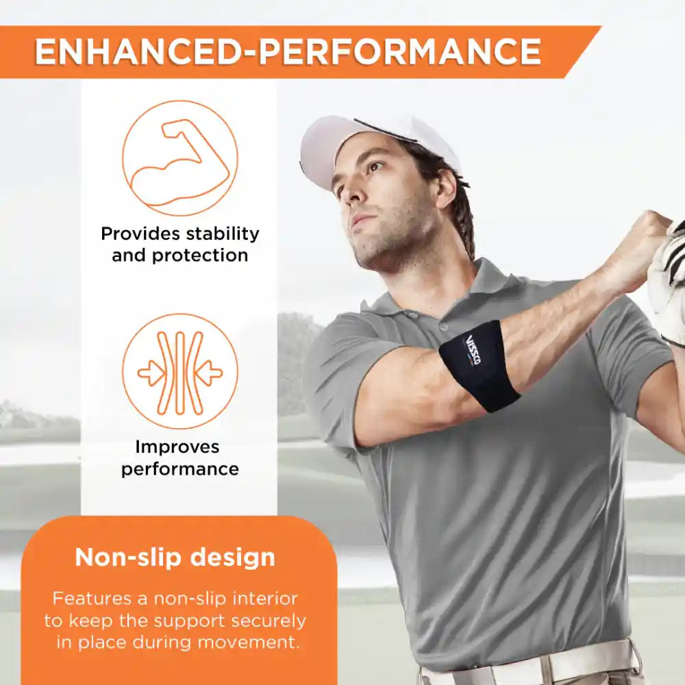 VISSCO Tennis Elbow Support (Mild Support)