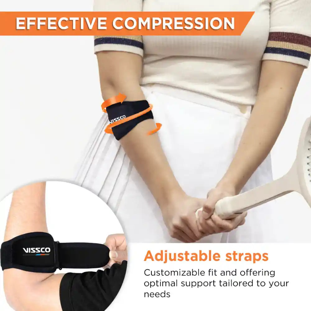 VISSCO Tennis Elbow Support (Mild Support)