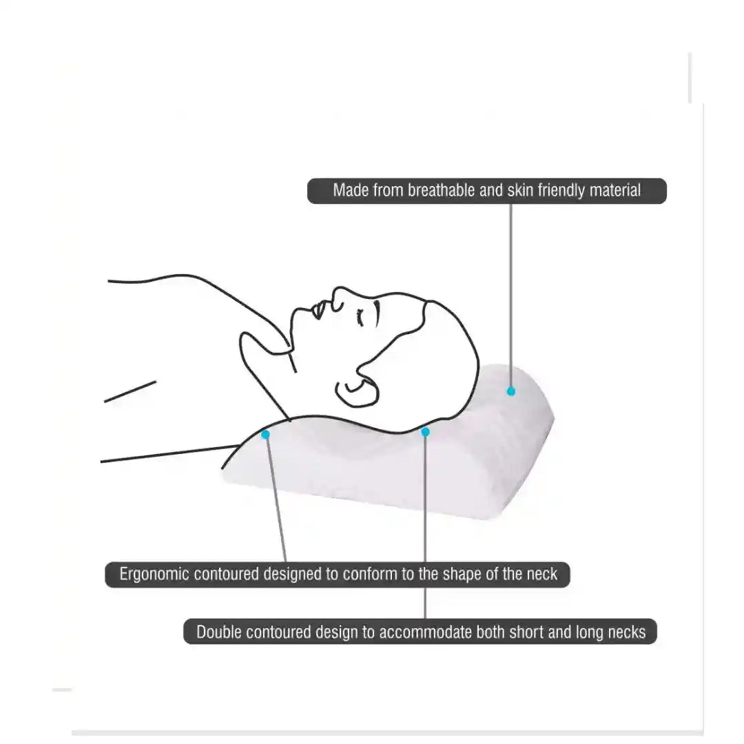 VISSCO Vissco Cervical Contoured Pillow