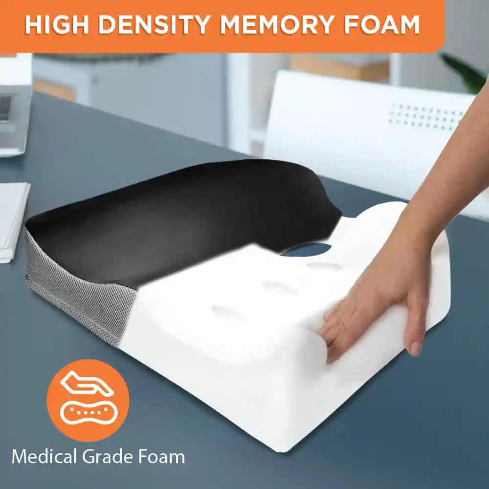 VISSCO Foam Orthopedic Coccyx Cushion Seat