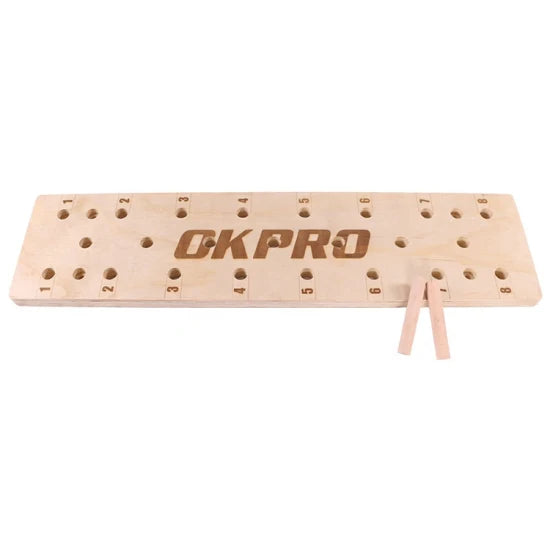 Wooden Mounted Climbing Pegboard