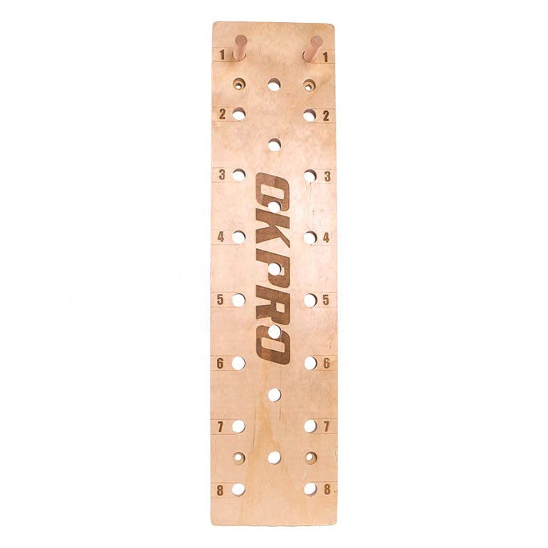 Wooden Mounted Climbing Pegboard