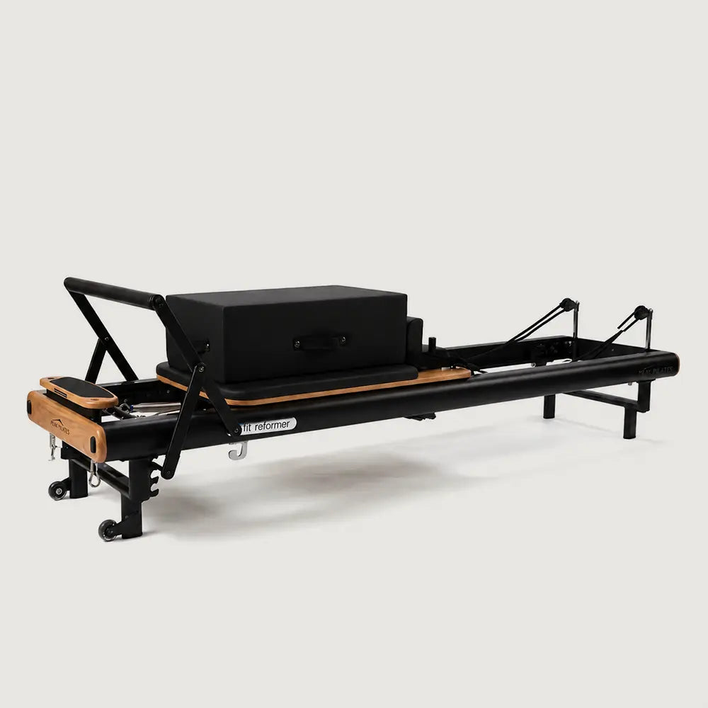 Peak Pilates Fit™ Reformer incl. Long/Short Box - Black - Pilates Equipment | Buy Online in Kuwait | Pro Sports Kuwait