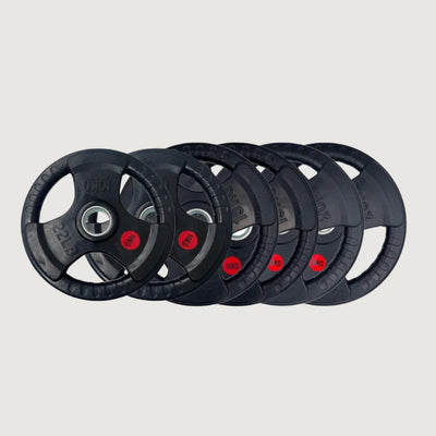 Rubber Olympic Plates Pair Bundle 10, 15 and 20 kg