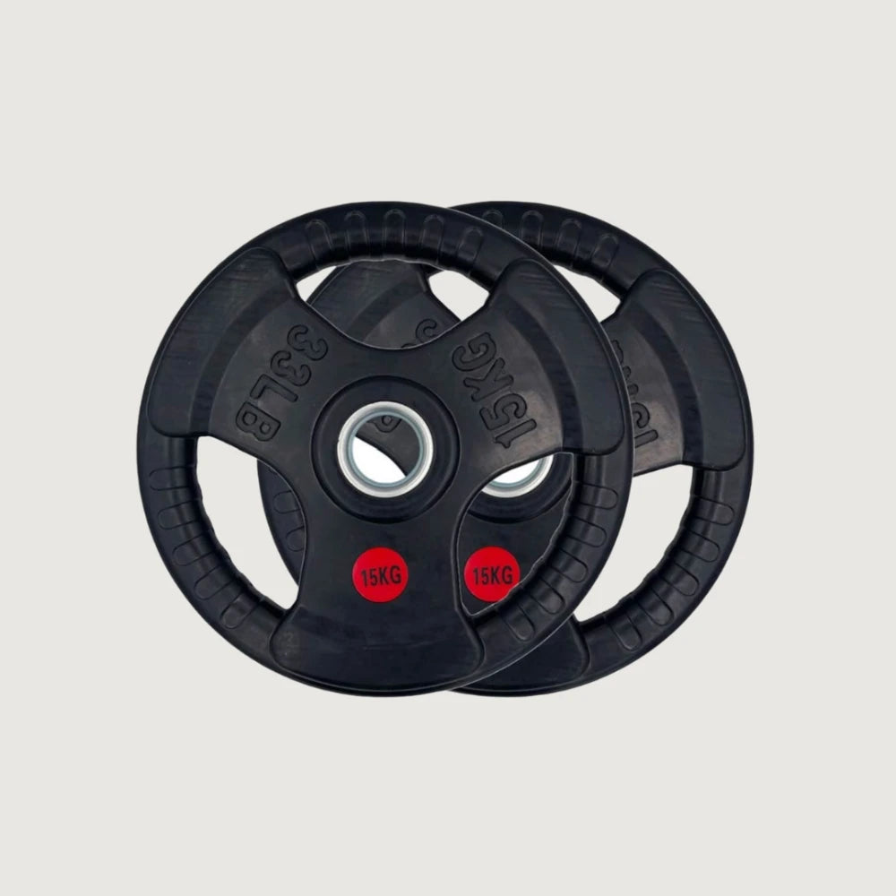 Rubber Olympic Plates Pair Bundle 10, 15 and 20 kg