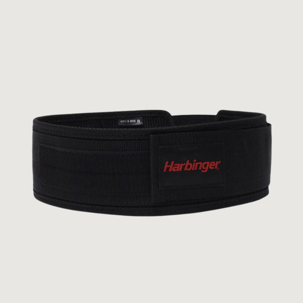 Harbinger 4" Nylon Belt – Black