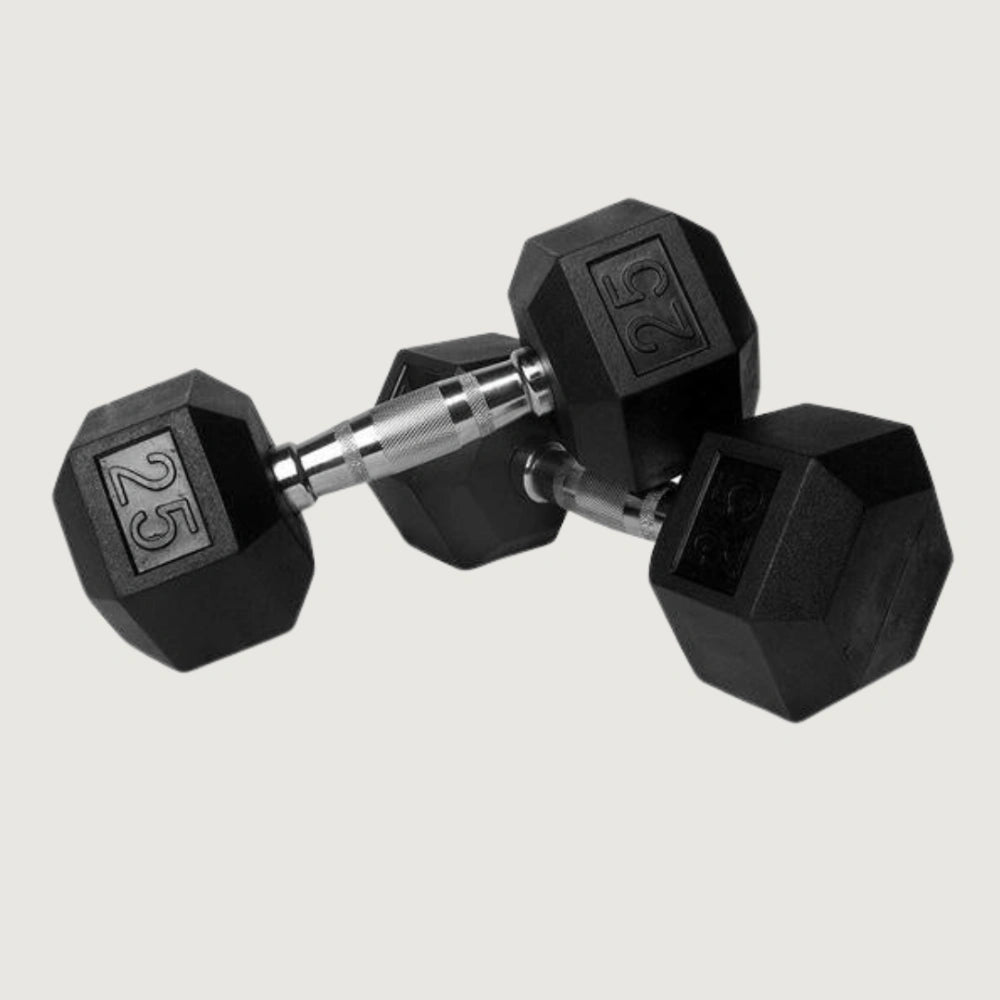 Hex Dumbbells - 25 lb Pair