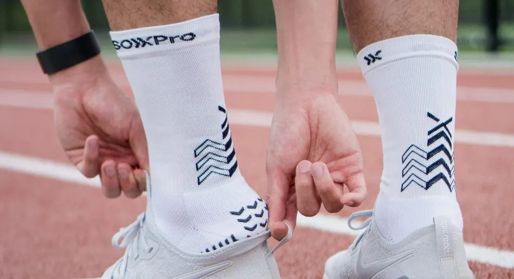 SOXPro Classic Grip Socks - White
