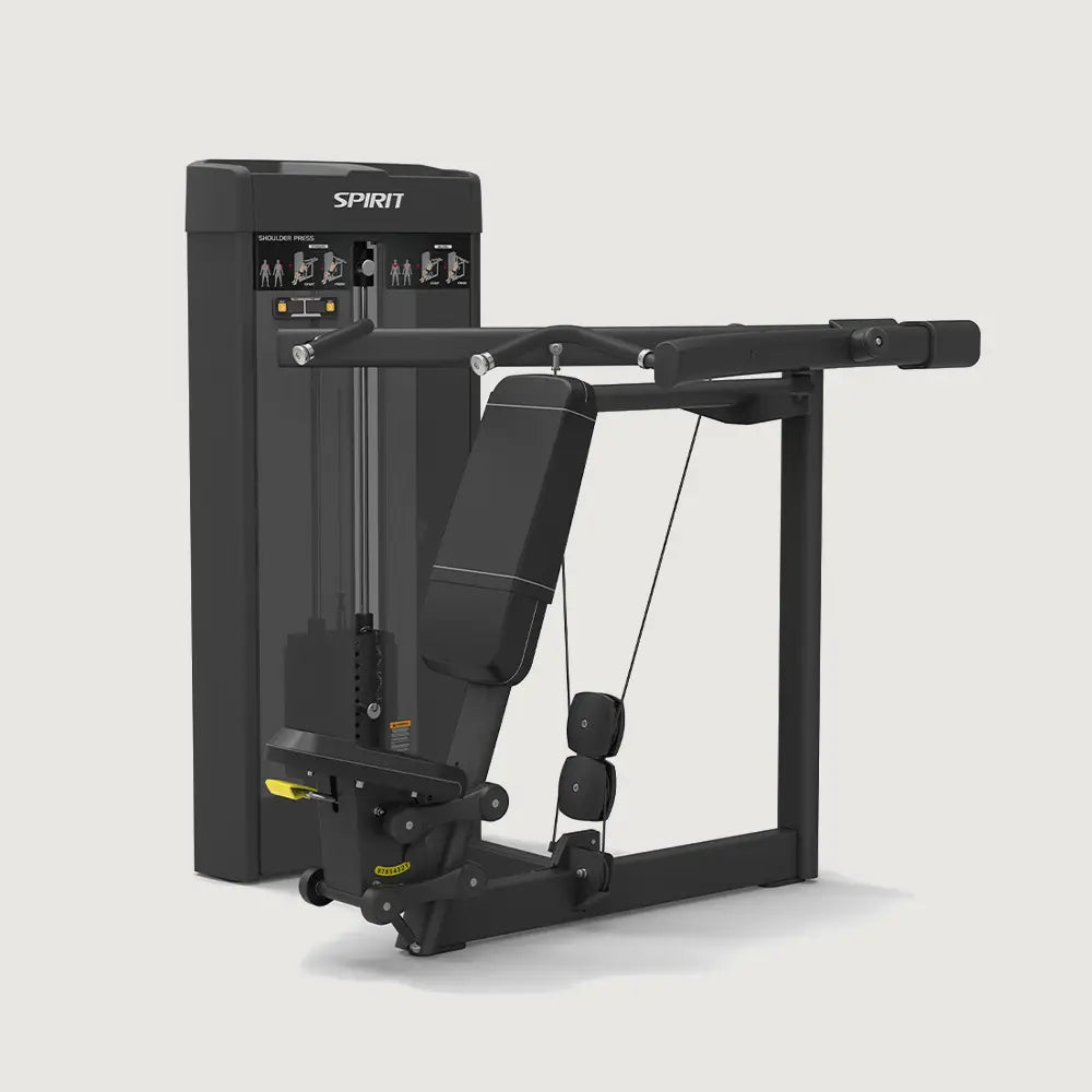 Spirit Fitness Shoulder Press – Dual Grip & Adjustable Seat