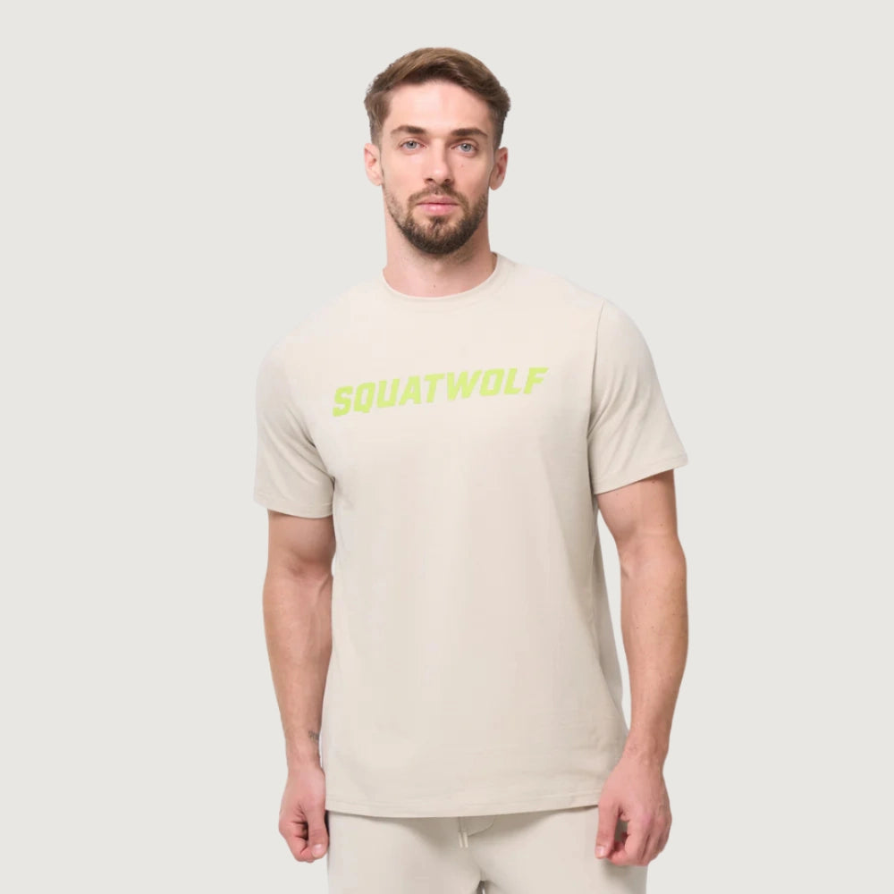 Wordmark Regular Tee – Silver Lining