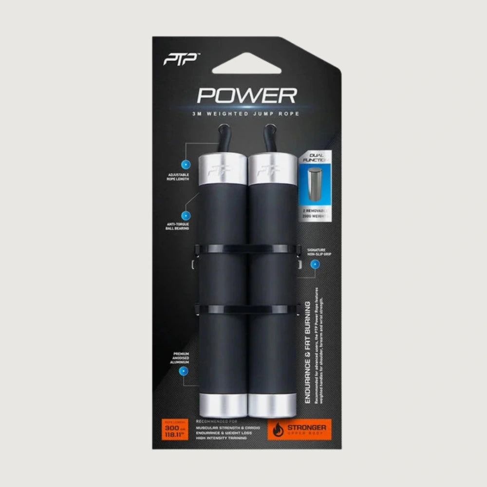 PTP Elite Weighted Jump Rope full product view