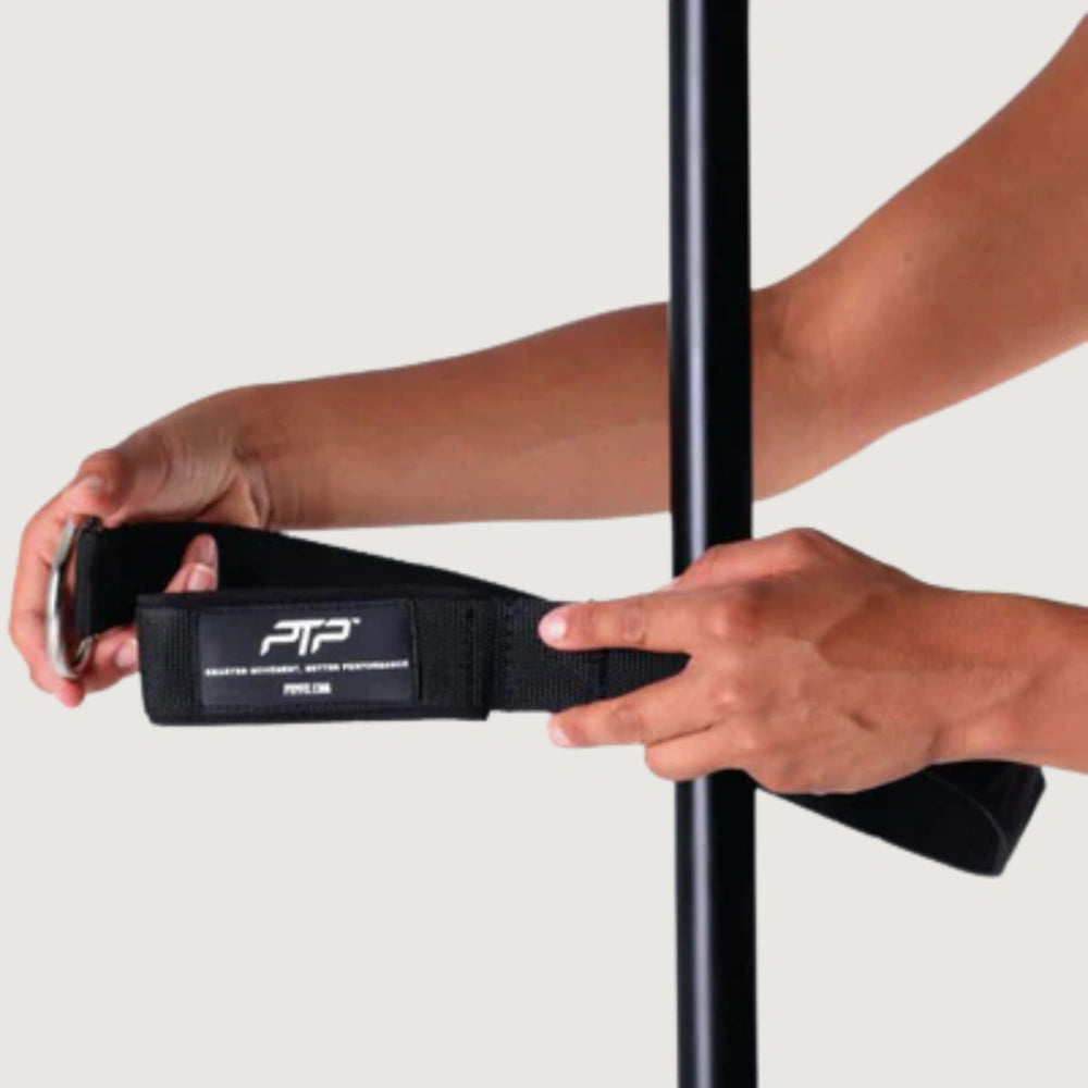 Outdoor Anchor wrapped around a pole 