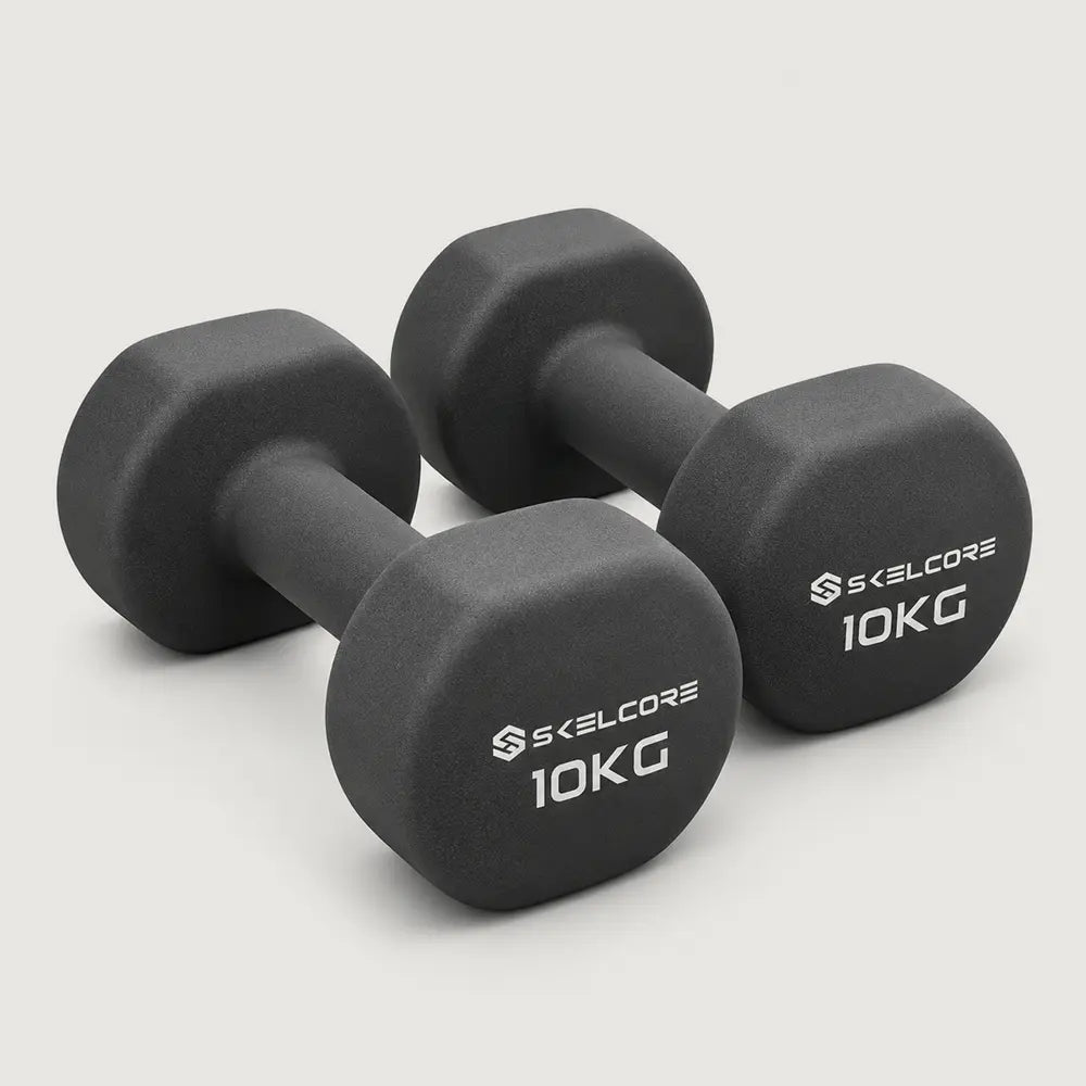 Skelcore Neoprene Dumbbells Pair (3 kg - 10 kg)