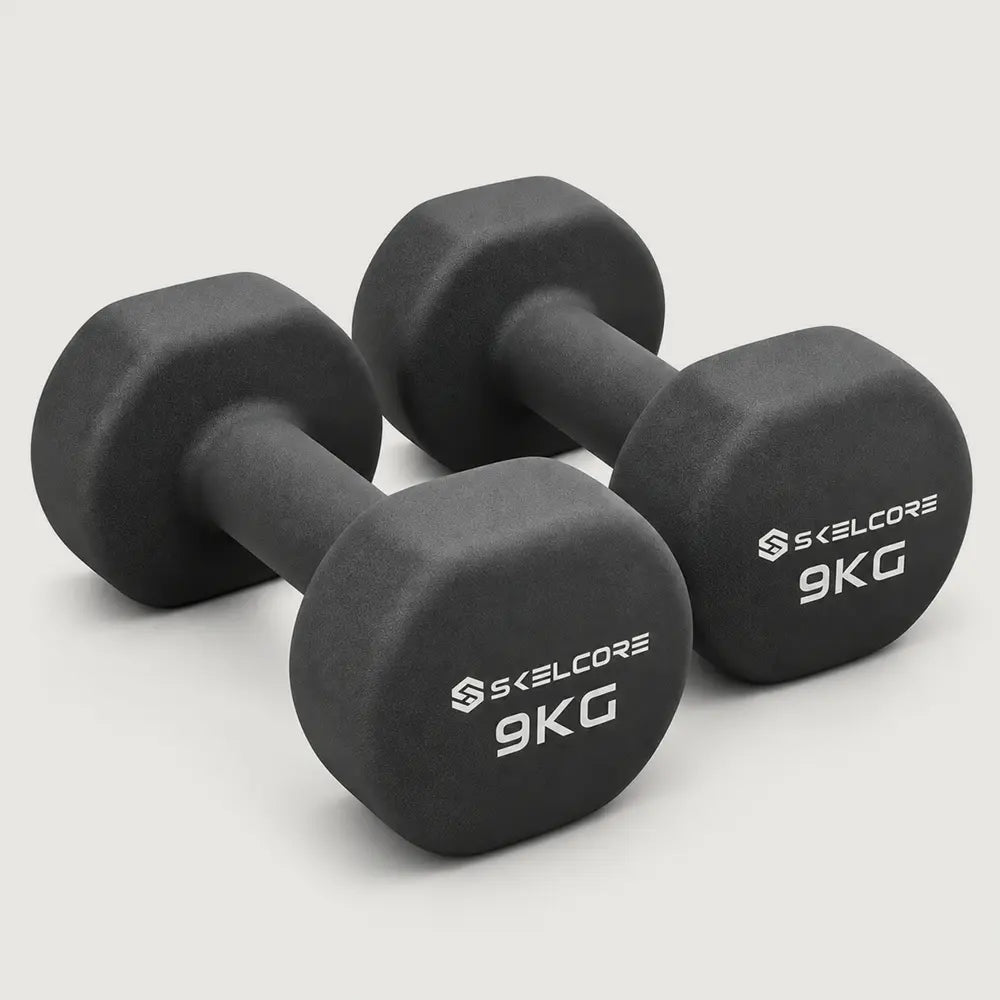 Skelcore Neoprene Dumbbells Pair (3 kg - 10 kg)