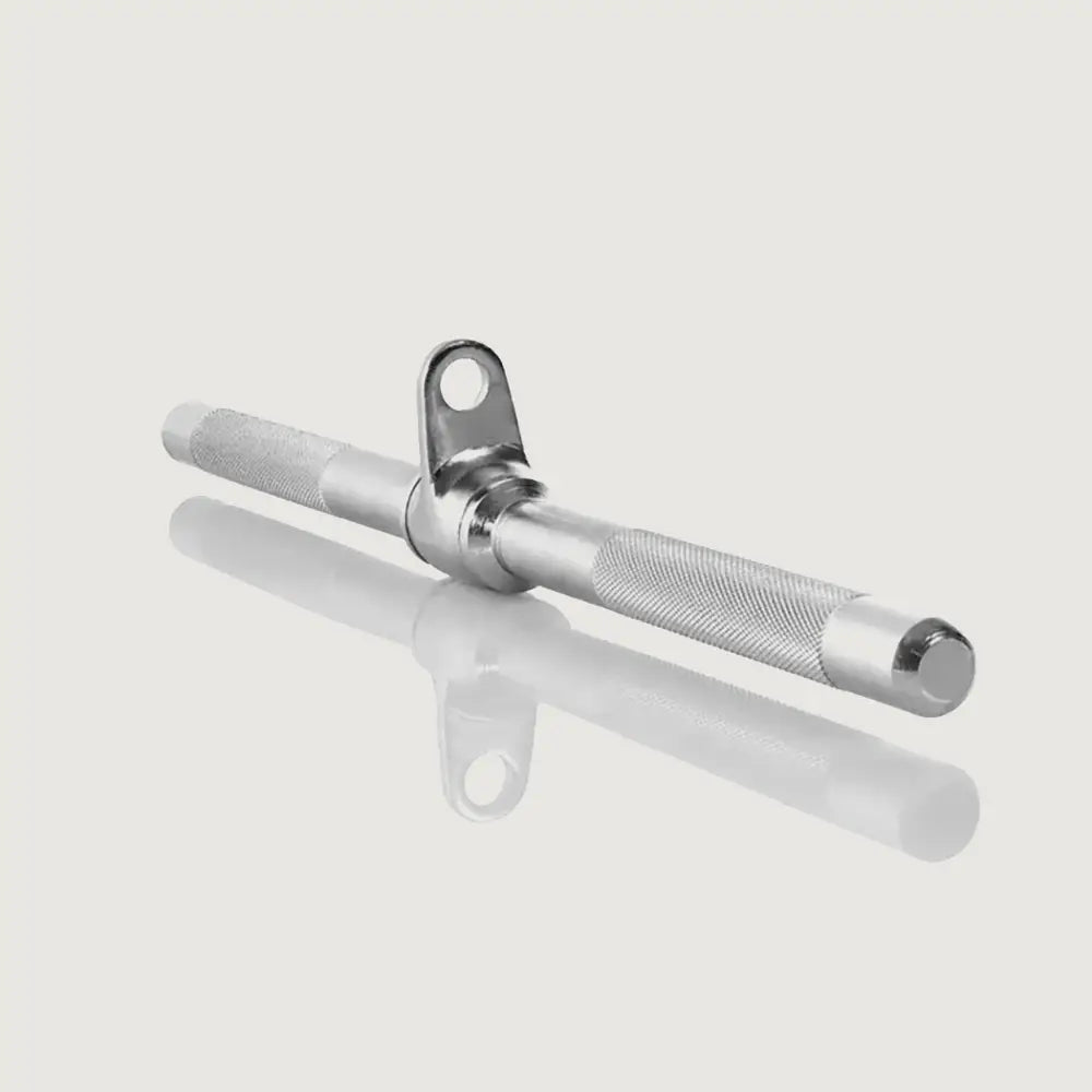 Straight Bicep Tricep Rotating Chrome Bar - 50 cm