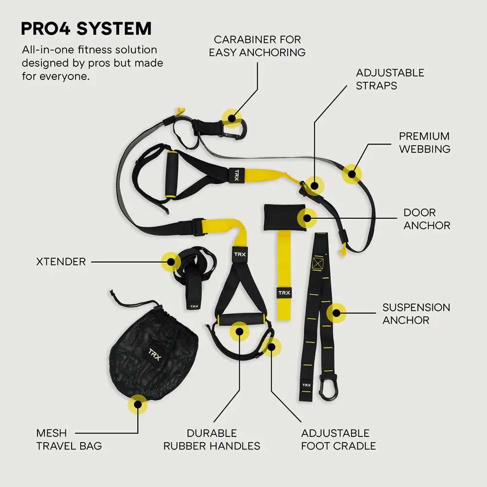 TRX Pro4 commercial-grade suspension trainer — Pro Sports Kuwait