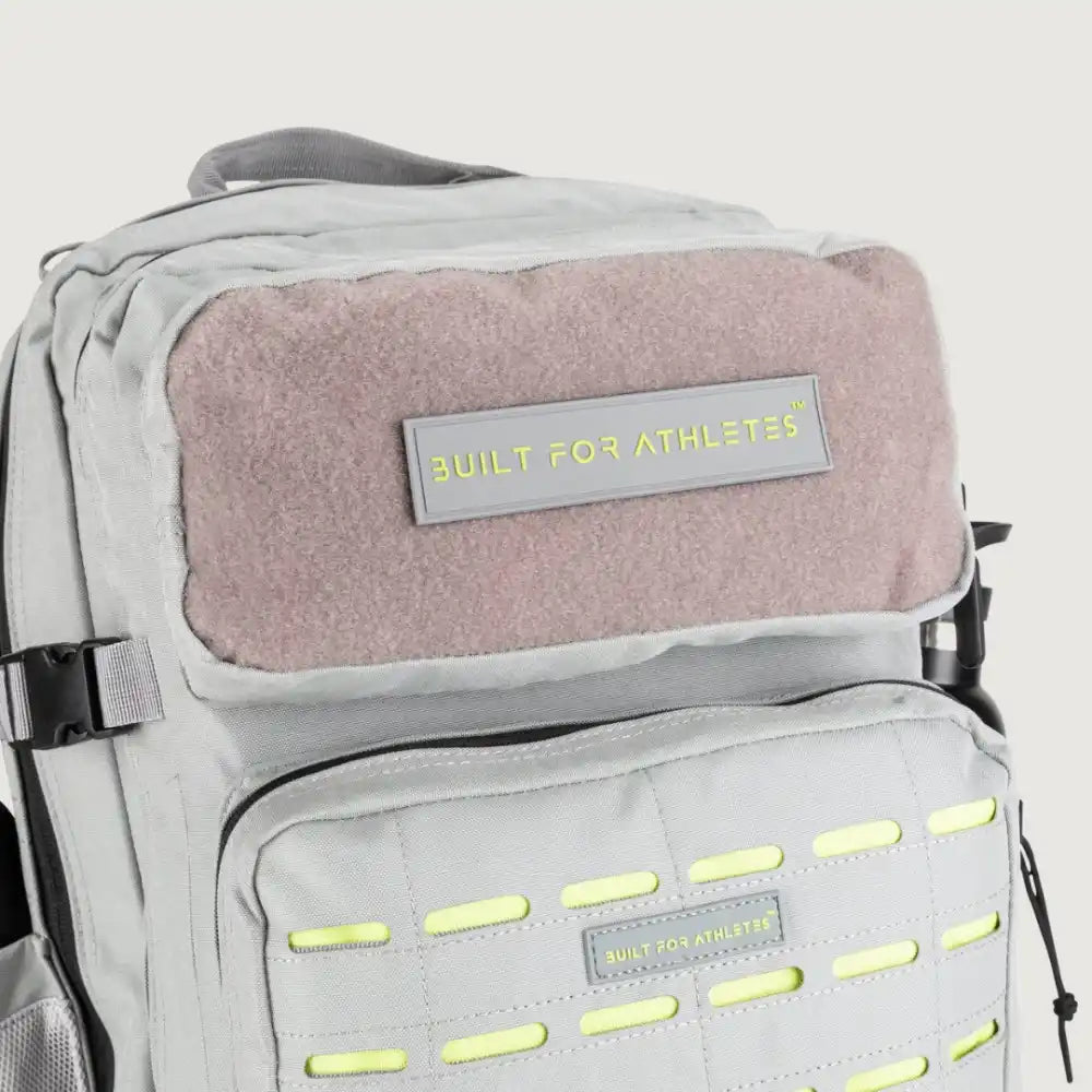 BFA Large Gym Backpack – Grey & Lime 45L