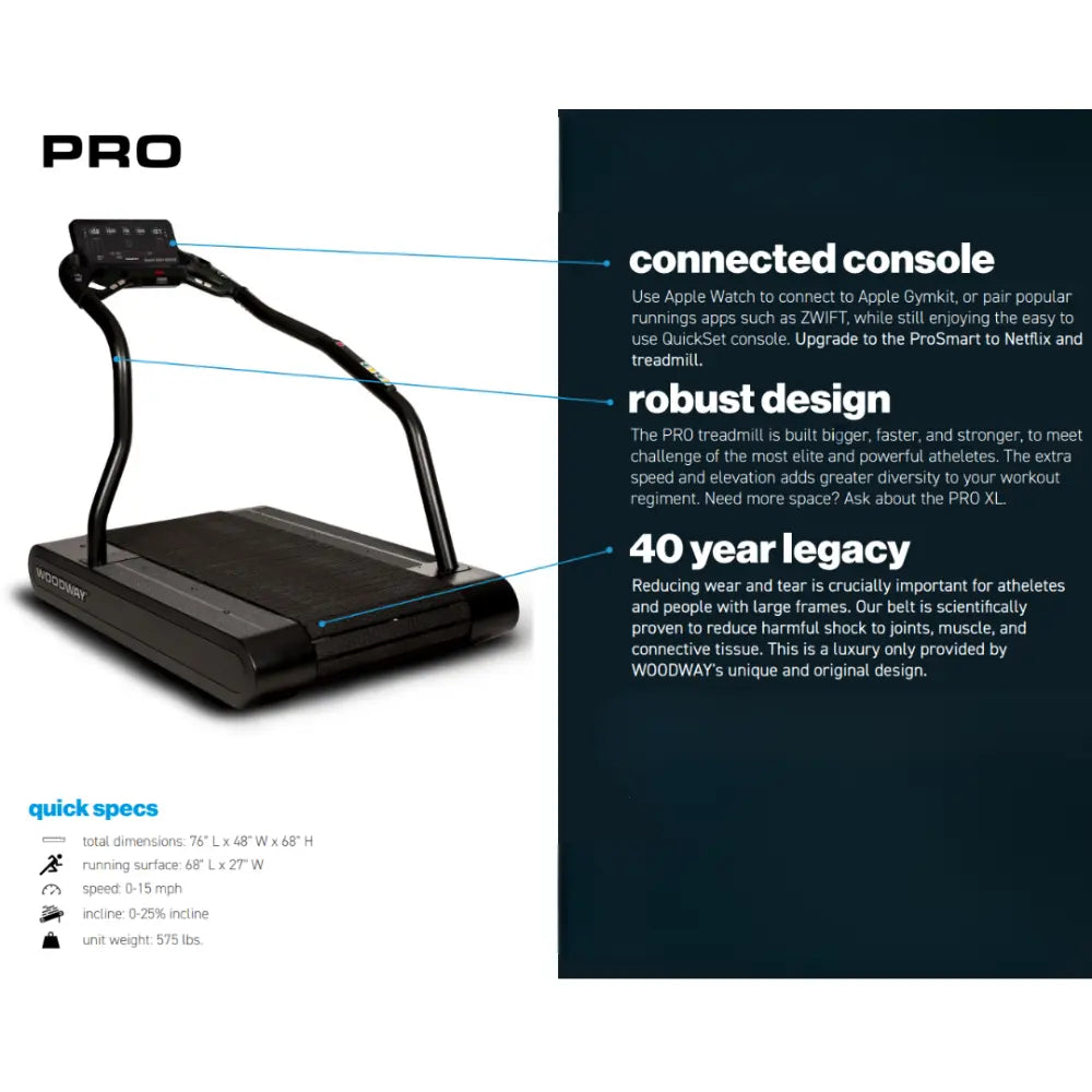 Woodway Pro Standard Treadmill