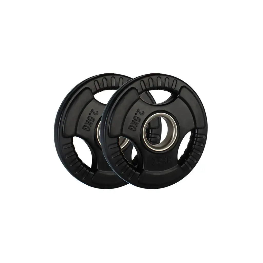 Black Rubber Olympic Plates Pair - 2.5 kg Pair