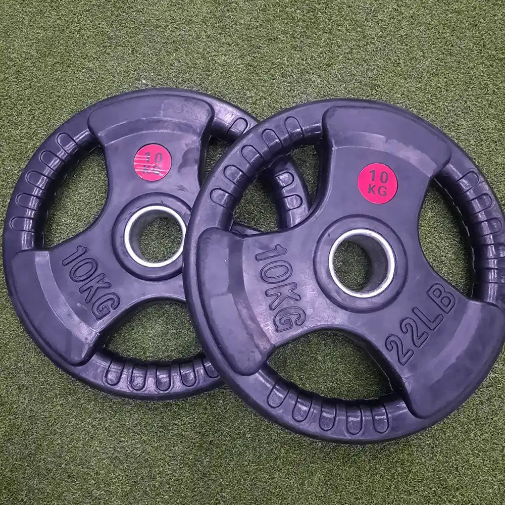 Rubber Olympic Plates Pair 10 kg - Pre-Owned