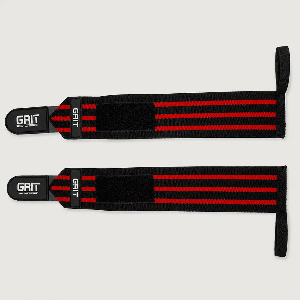 GRIT Competition Thumb Loop Wrist Wraps - 18 inch