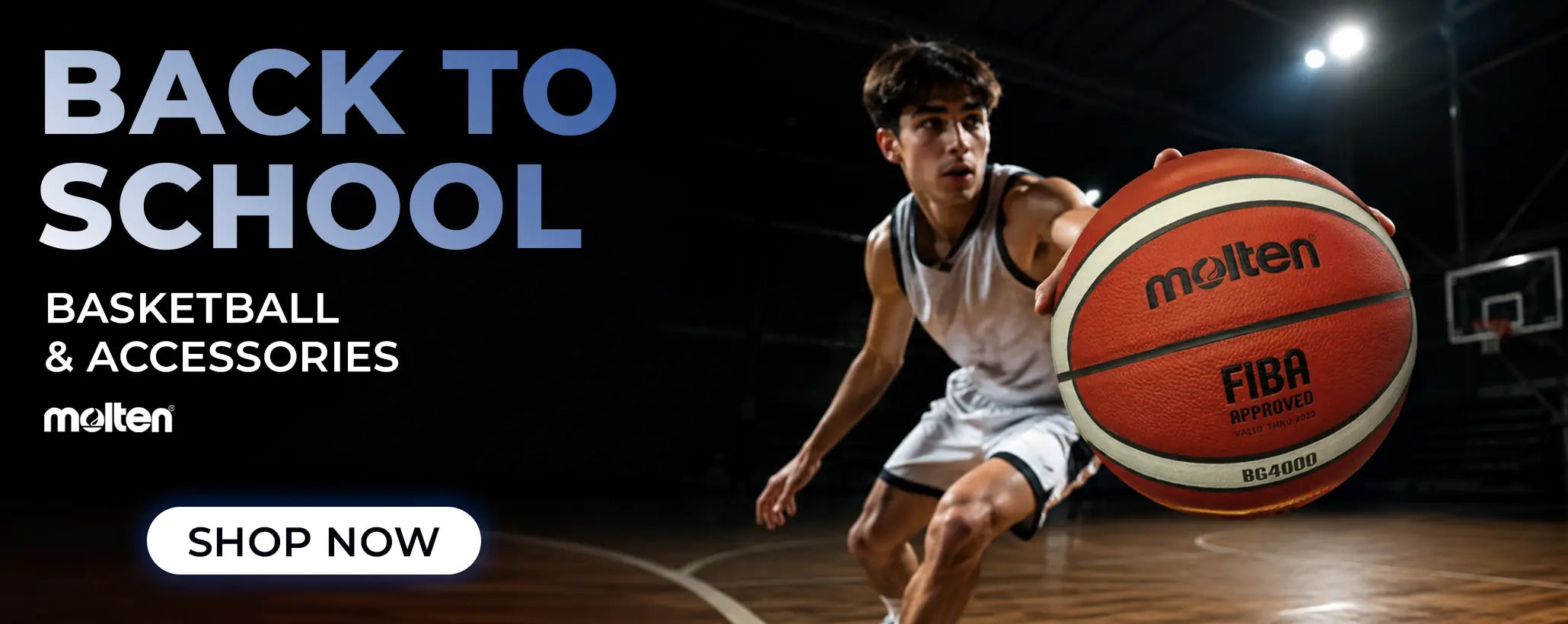 Back To School Banner for Basketball gear available at Pro Sports Kuwait - Shop basketballs and accessories online in Kuwait.