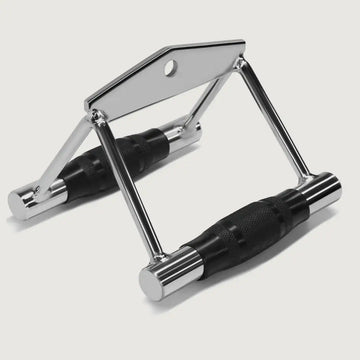 Double D Handle Attachment with Rubber Grip - Cable Attachments | Buy Online in Kuwait | Pro Sports Kuwait