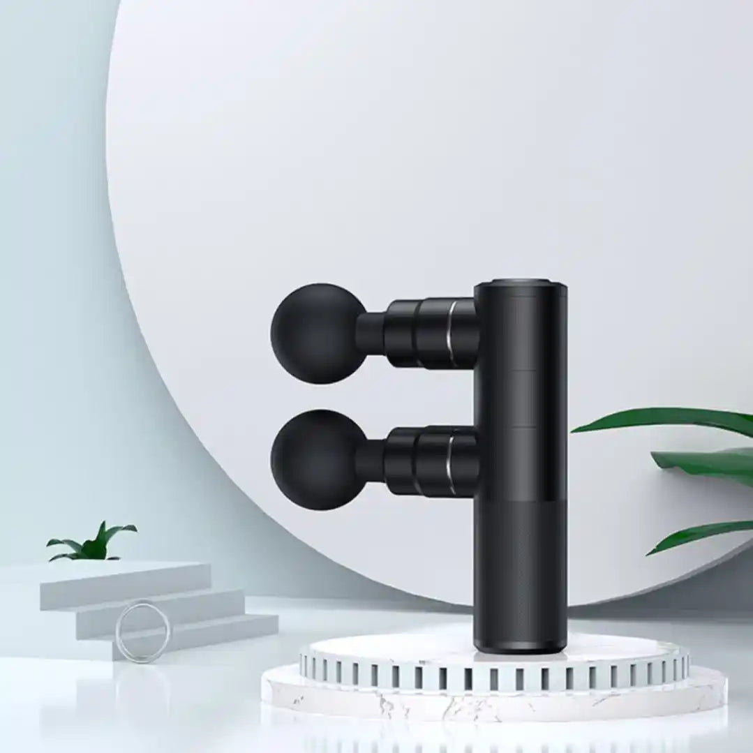 Havit Double Head Massage Gun side view - Massage Gun | Buy Online in Kuwait | Pro Sports Kuwait