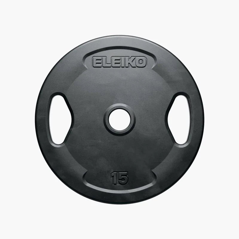 Eleiko Grip Rubber Plates and XF Bar 20 kg Bundle