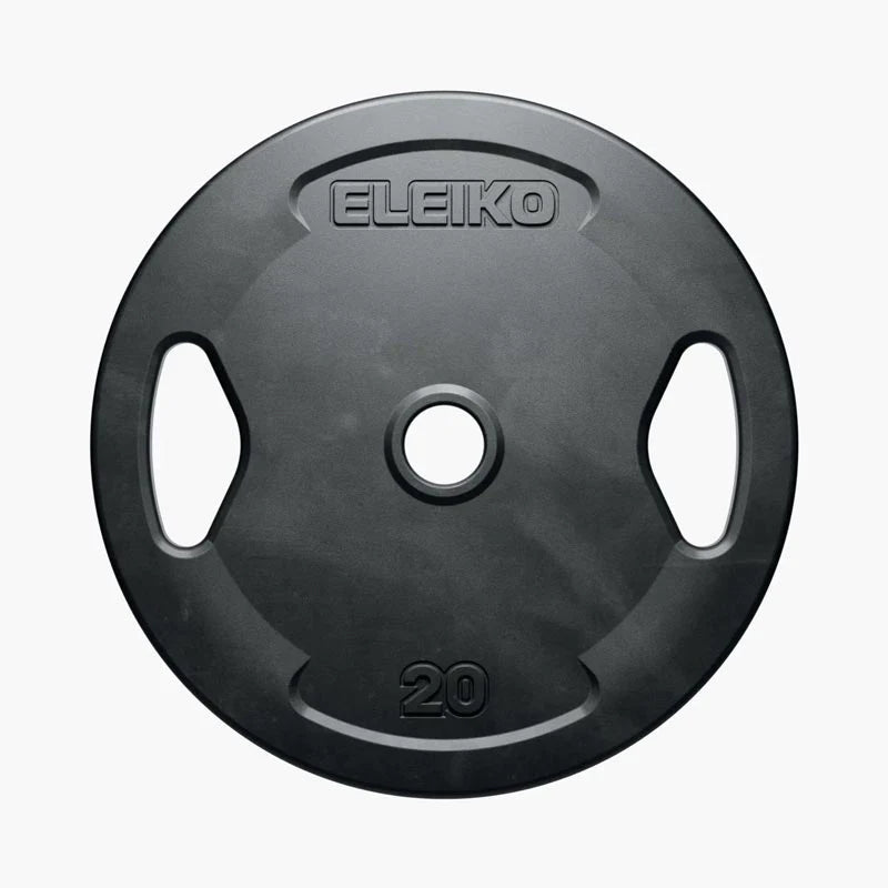 Eleiko Grip Rubber Plates and XF Bar 15 kg Bundle