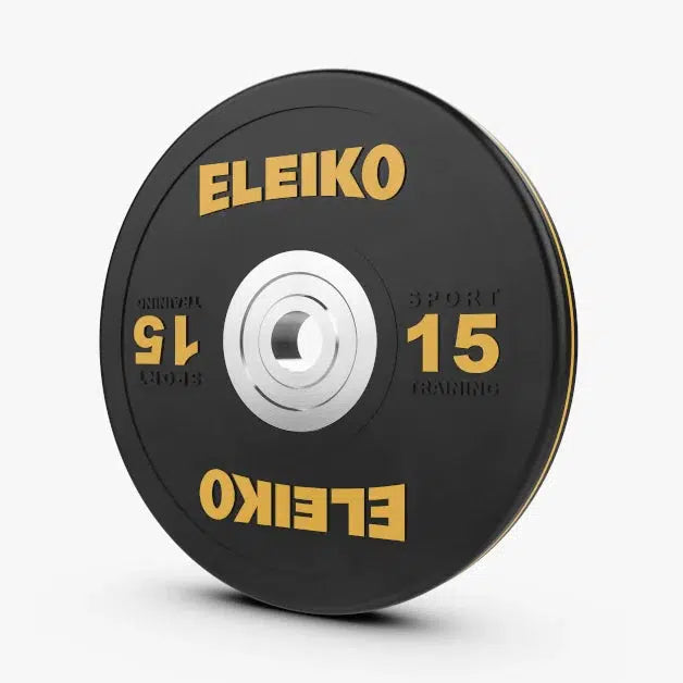 Eleiko Sport Training Plate Black - 15 kg-Weight Plates-Pro Sports