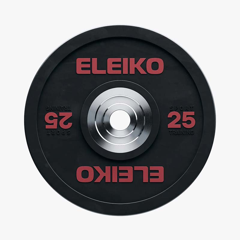 Eleiko Sport Training Plate Black - 25 kg-Weight Plates-Pro Sports