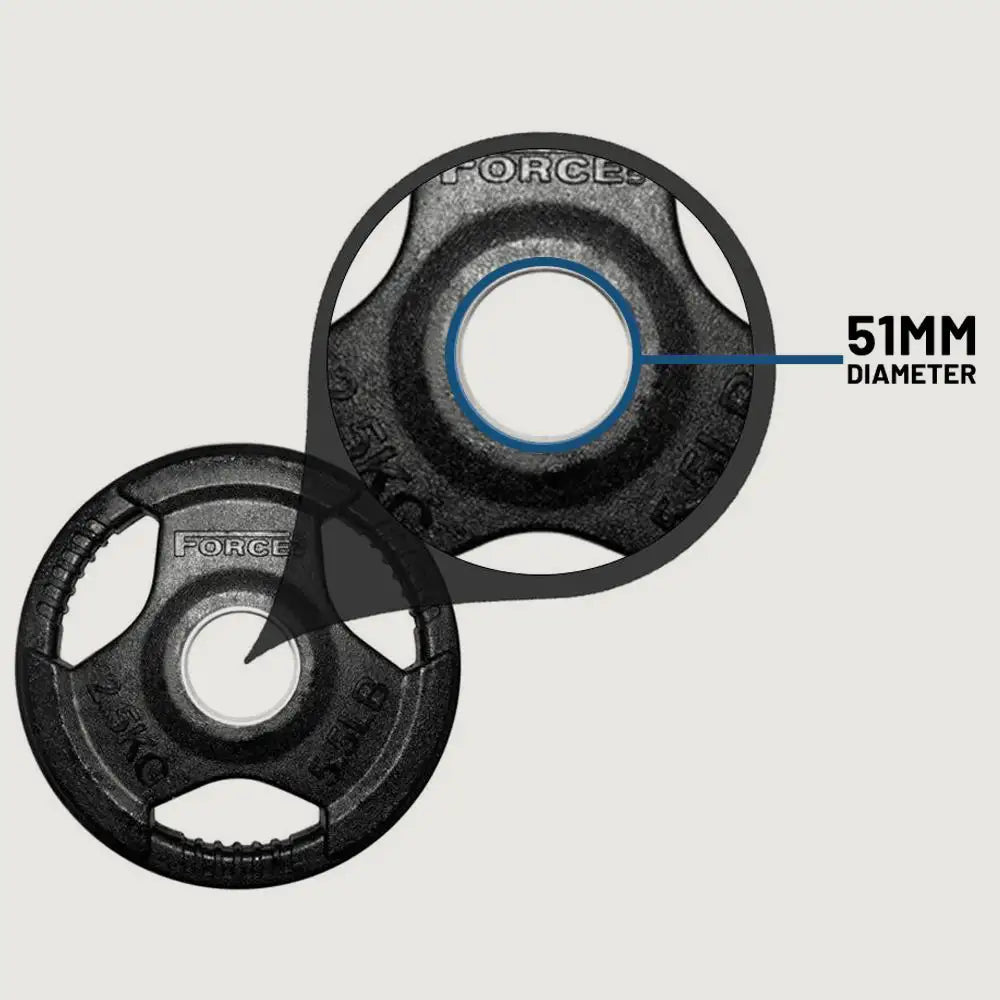 Force USA Rubber Coated Olympic Weight Plate - 20 kg Pair