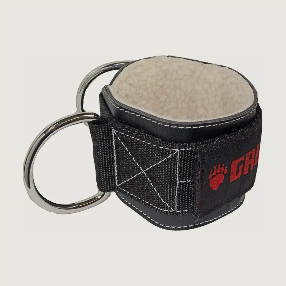 Grizzly Fitness 3-Inch Leather Ankle Strap (1 pc)