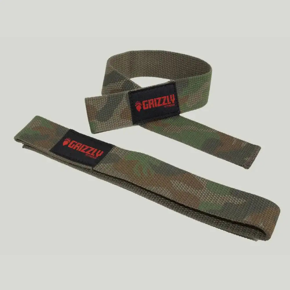 Grizzly Fitness Cotton and Nylon Weight Lifting Wrist Straps