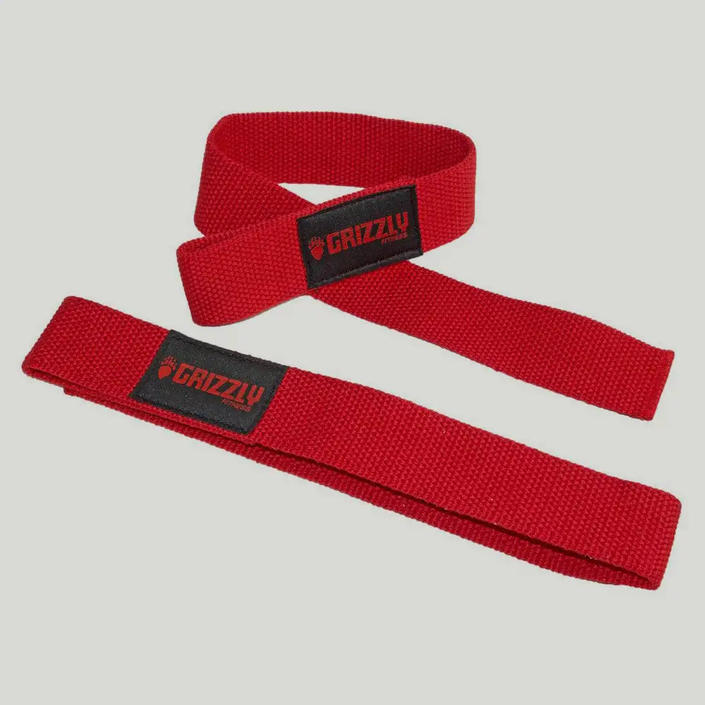 Grizzly Fitness Cotton and Nylon Weight Lifting Wrist Straps