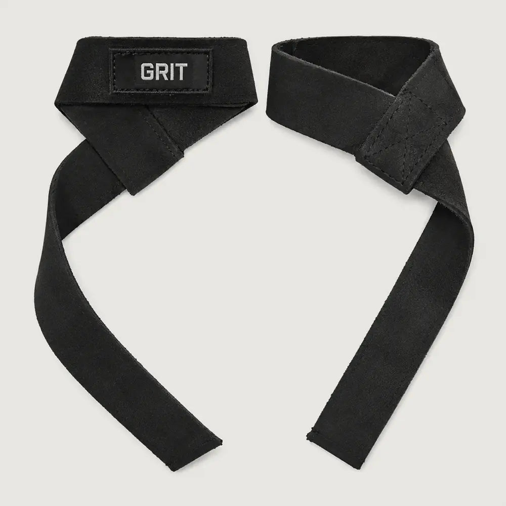 GRIT Nubuck Leather Lifting Straps