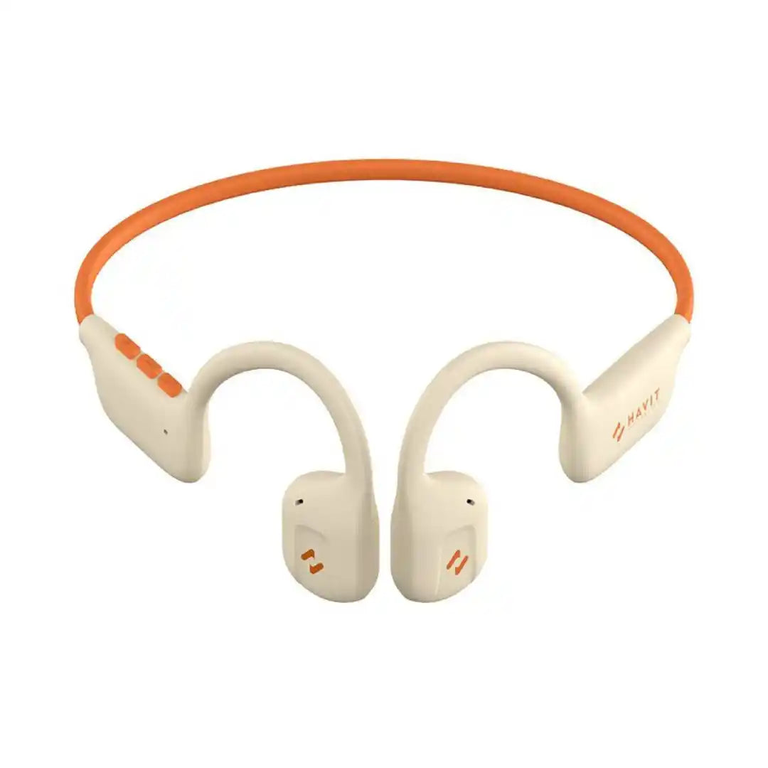 Havit Freego 1 Air Conduction Headphones - Beige - Headphones | Buy Online in Kuwait | Pro Sports Kuwait