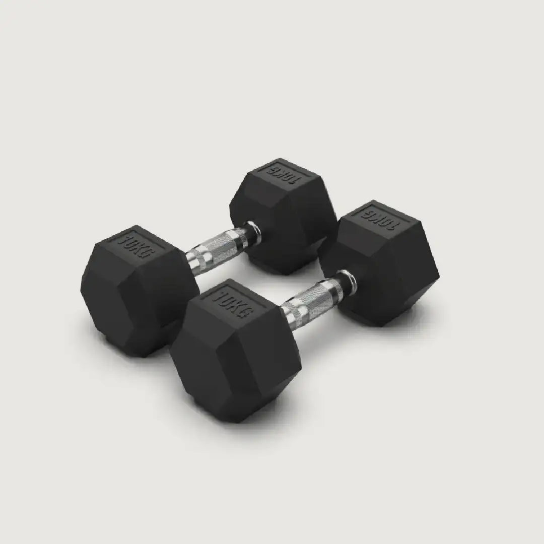 Hex Dumbbells - 10 kg Pair USED