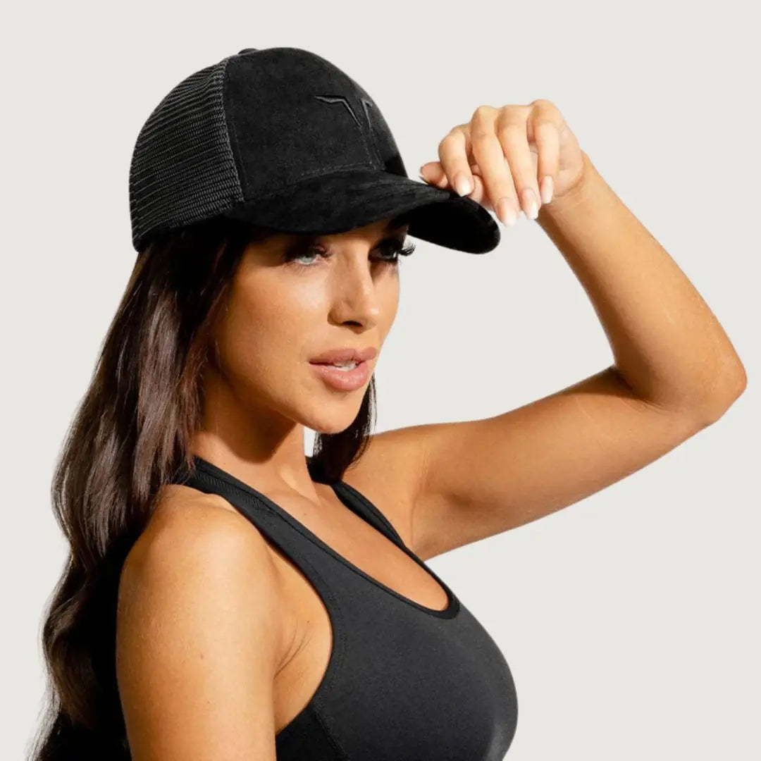 Squatwolf Wolf Trucker Cap – Black