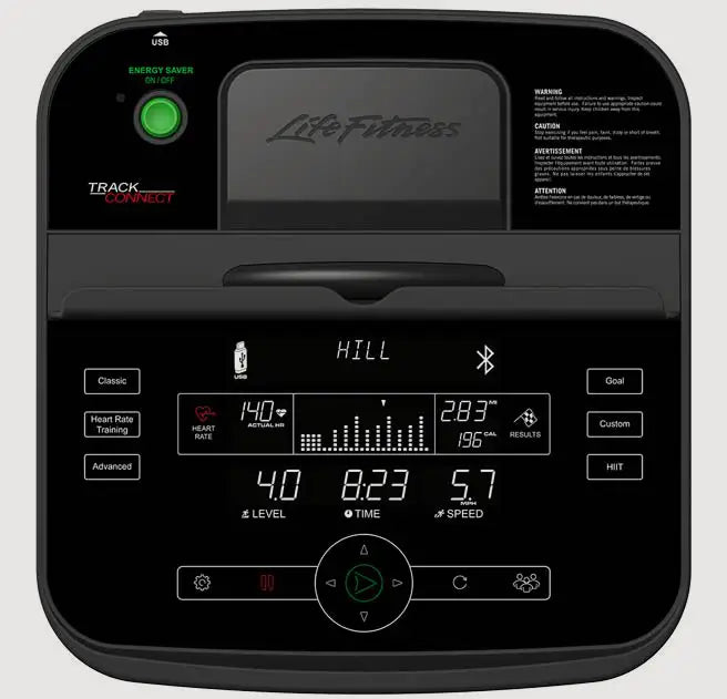 Life Fitness E3 Elliptical Cross Trainer - Track Console