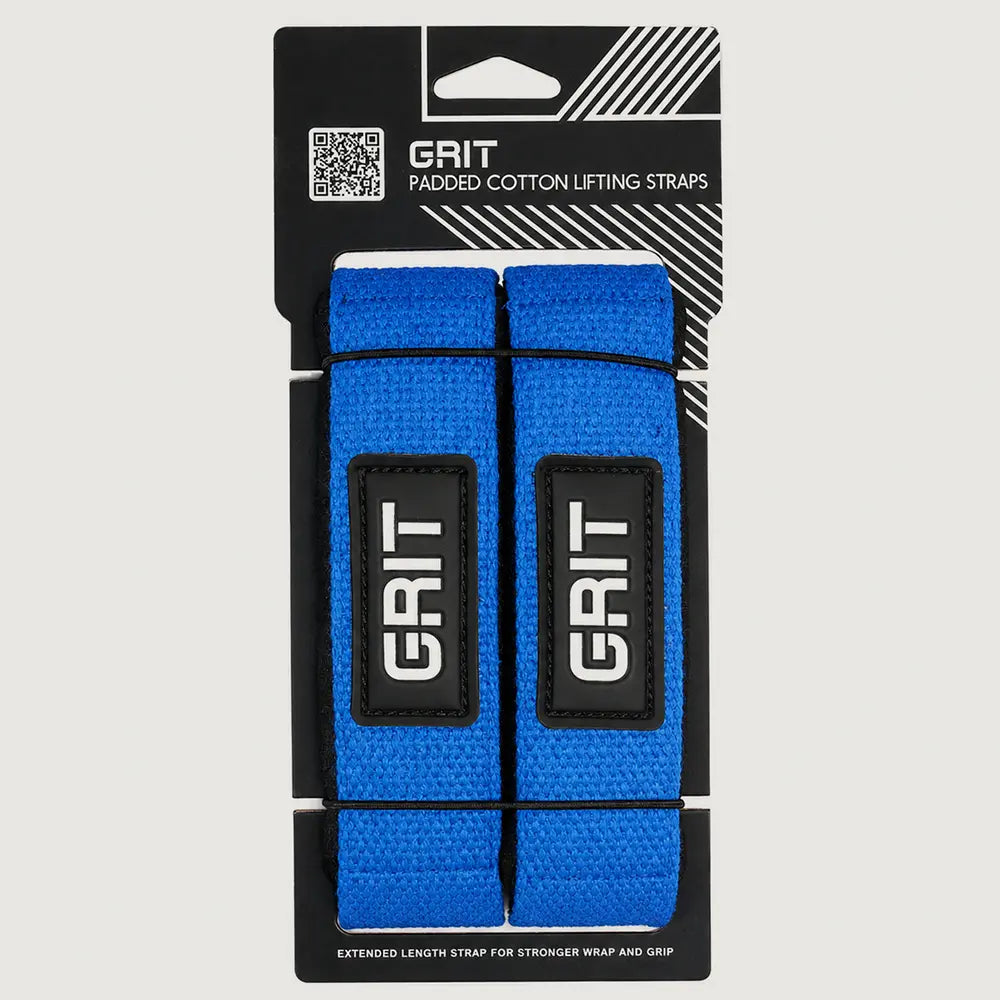 GRIT Padded Cotton Lifting Straps - 21 inch