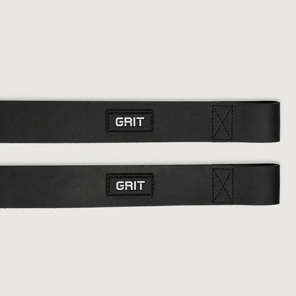 GRIT Nubuck Leather Lifting Straps