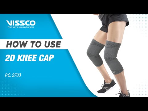VISSCO Stretchable 2D Knee Cap - Pair