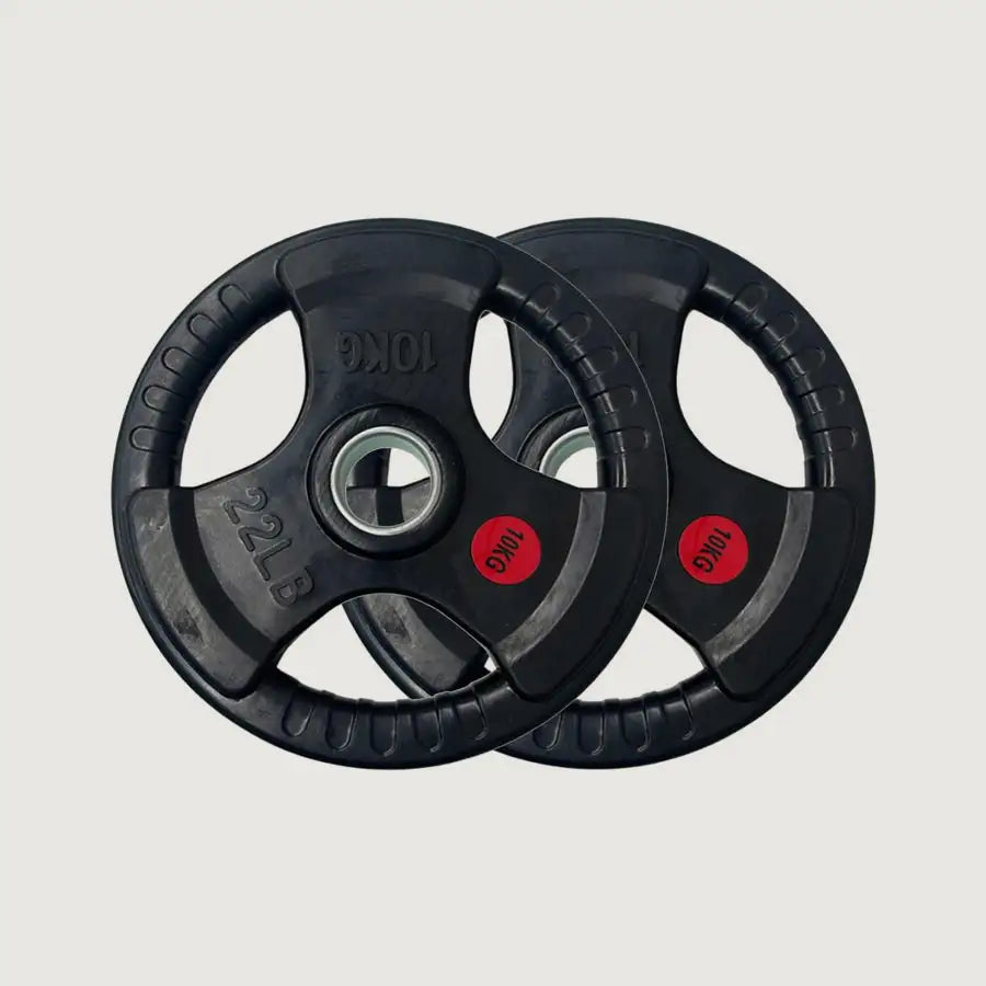Rubber Olympic Plates Pair 10 kg - Pre-Owned