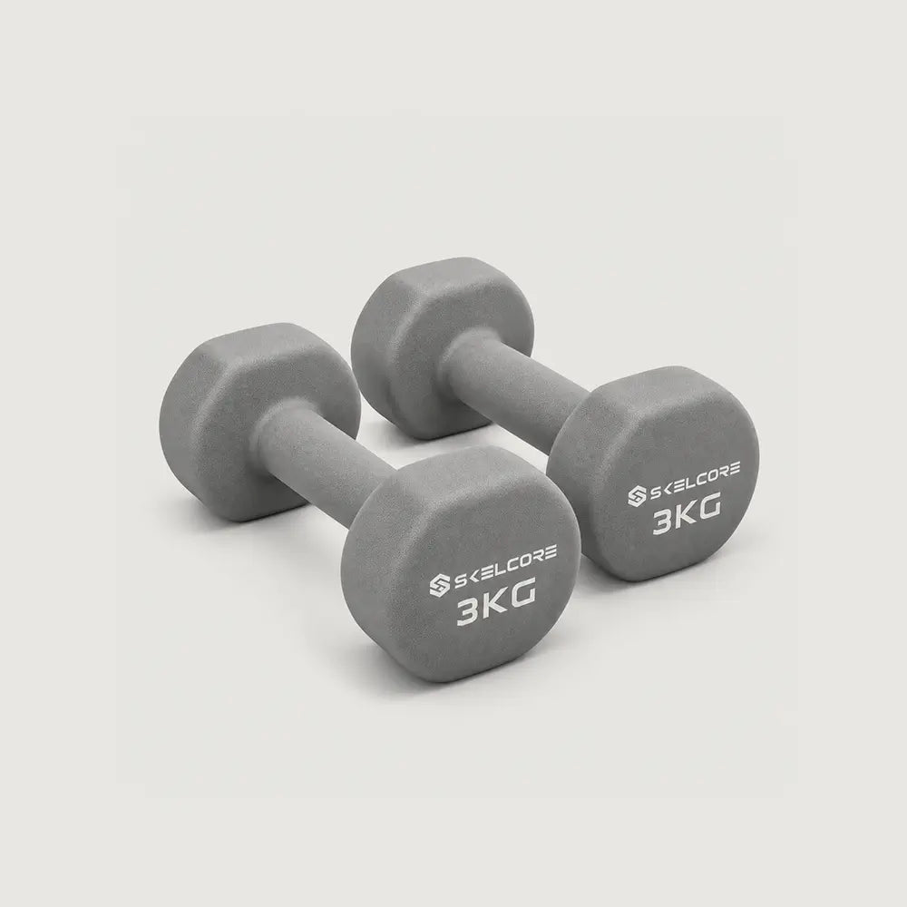 Skelcore Neoprene Dumbbells Pair (3 kg - 10 kg)