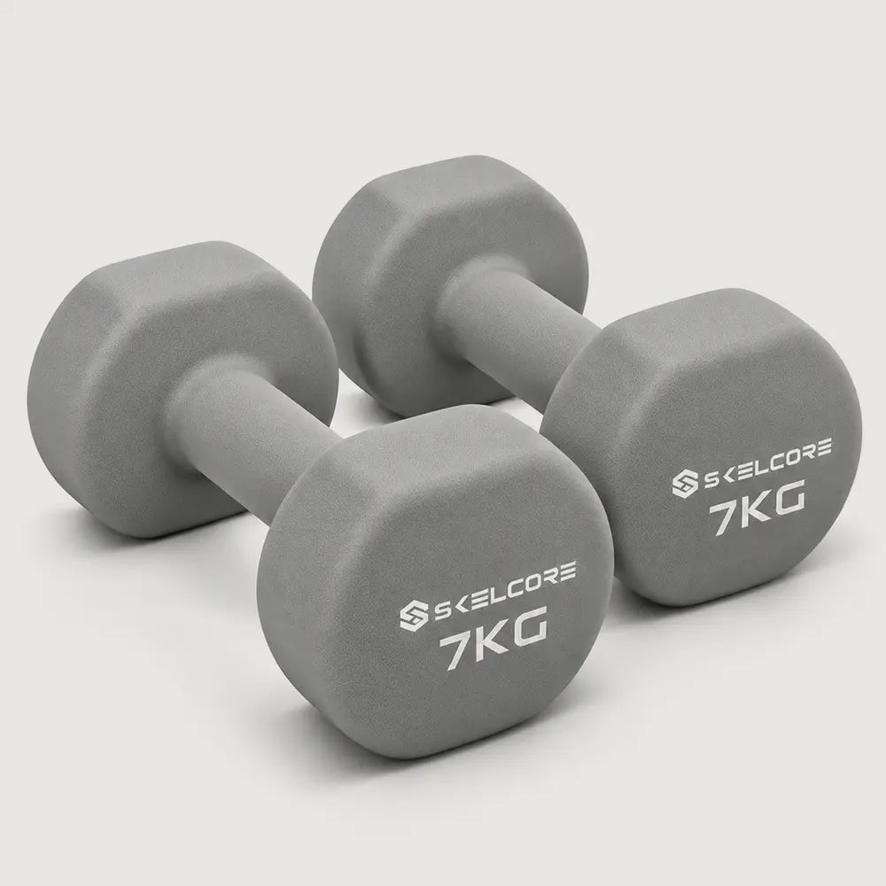 Skelcore Neoprene Dumbbells Pair (3 kg - 10 kg)