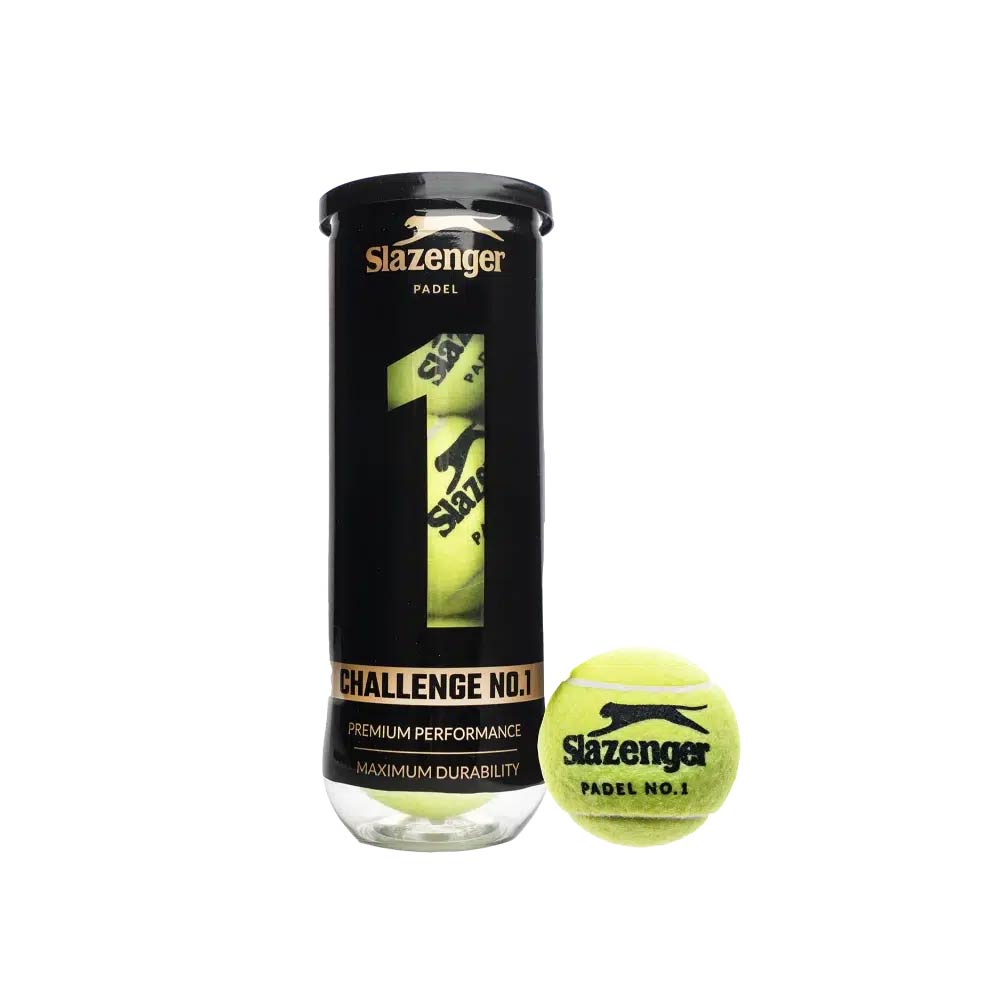 Slazenger Challenge No. 1 Padel Balls - Pack of 3